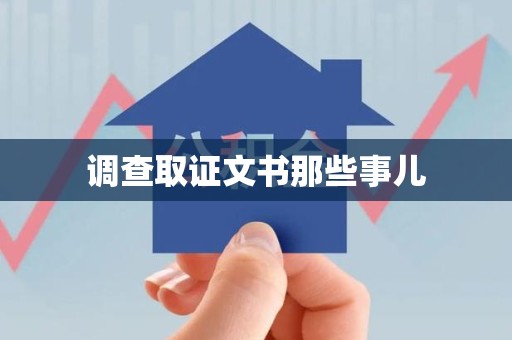 晋江调查取证文书那些事儿